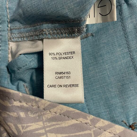 Margaritaville Mens Shorts Size 30 Gray Palm Tropical Stretch Golf Board Shorts - Picture 5 of 11